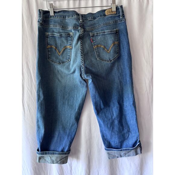 Levi's 515 Capri Jeans - Size 10, Classic Blue Wash - Picture 8 of 15